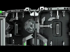 P3.91 500Curve Rental LED Display Screen  Die-Case Alum Cabinet -5~5 Angle